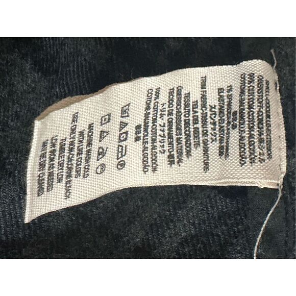 Free People Duster Womens Gray Oversized Plaid Flannel Coat Robe Jacket - Picture 7 of 8